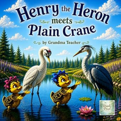 Henry the Heron meets Plain Crane