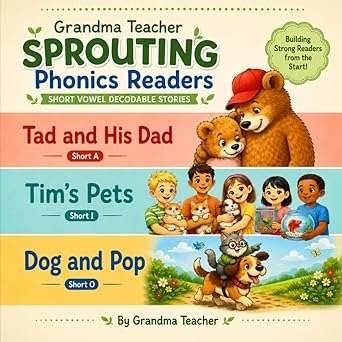 Sprouting Phonics - Short Vowel